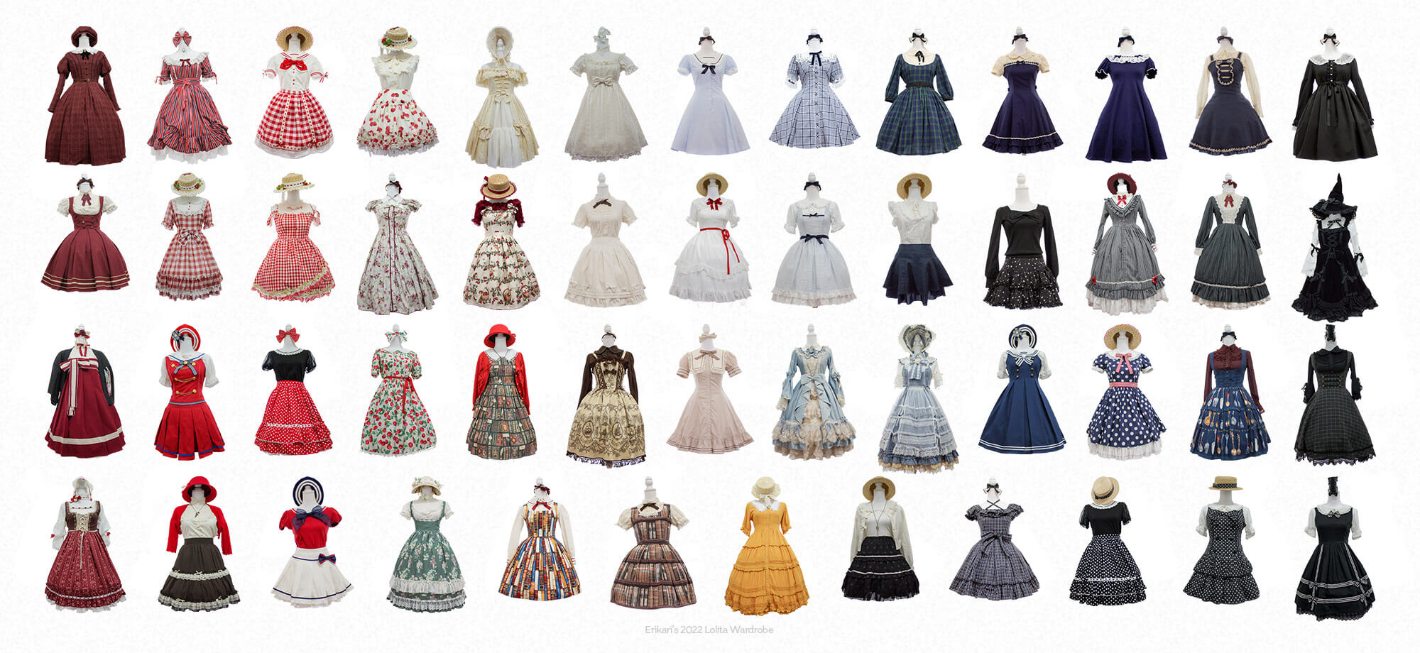 Erikari’s 2023 Lolita Wardrobe post